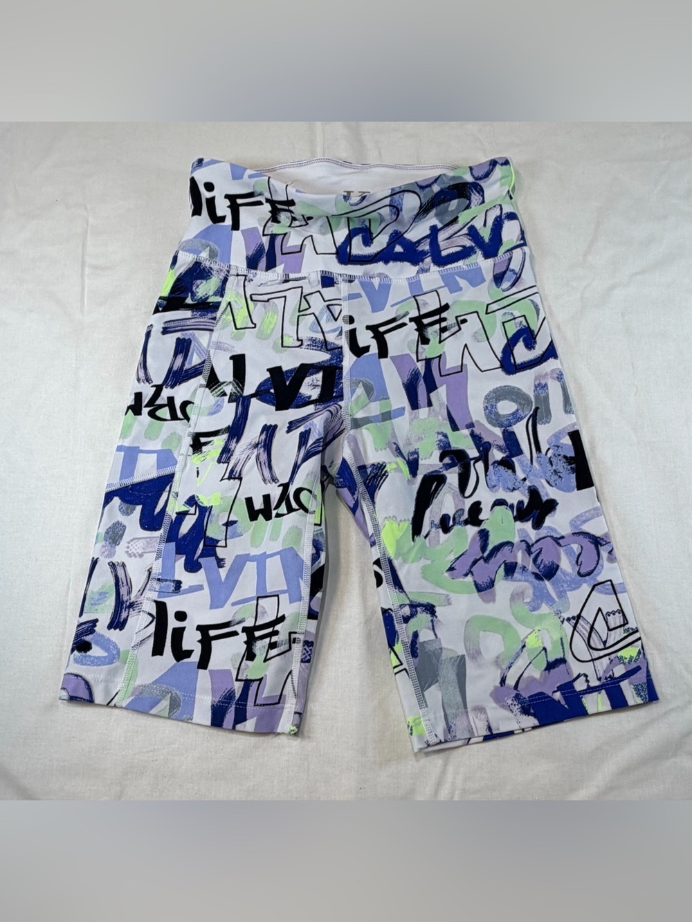 Calvin Klein woman’s bike shorts -Graffiti print